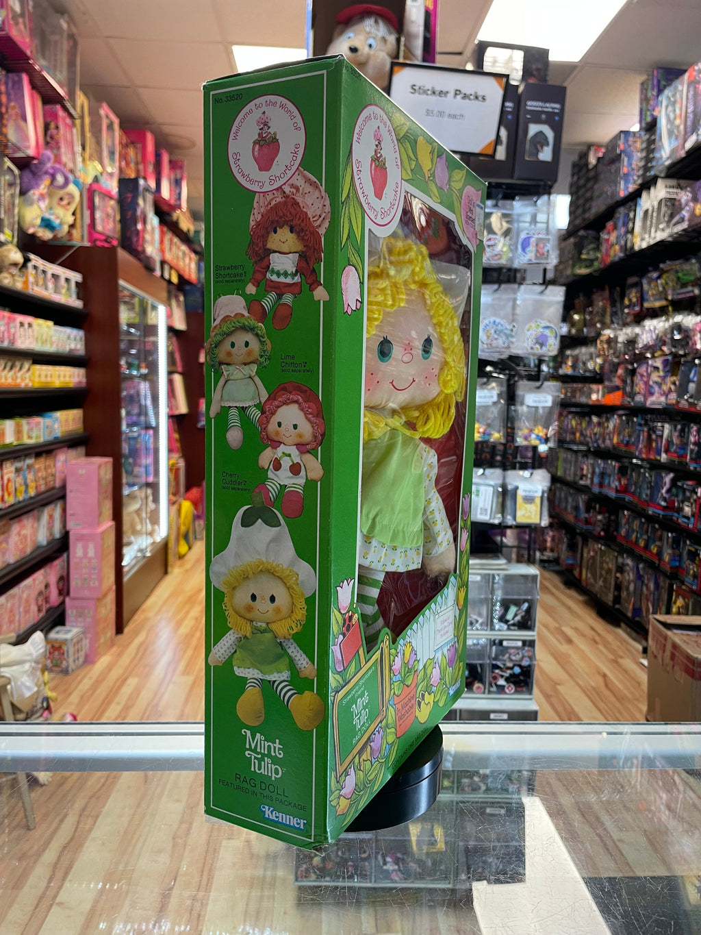 Mint Tulip Rag Doll (Vintage Strawberry Shortcake, Kenner) **SEALED** product image 2, provided for visual reference and