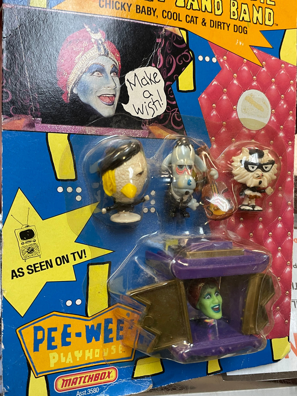 Jambi the Genie & Puppet Band (Vintage Pee-Wee’s Playhouse, Matchbox) product image 4, provided for visual reference and