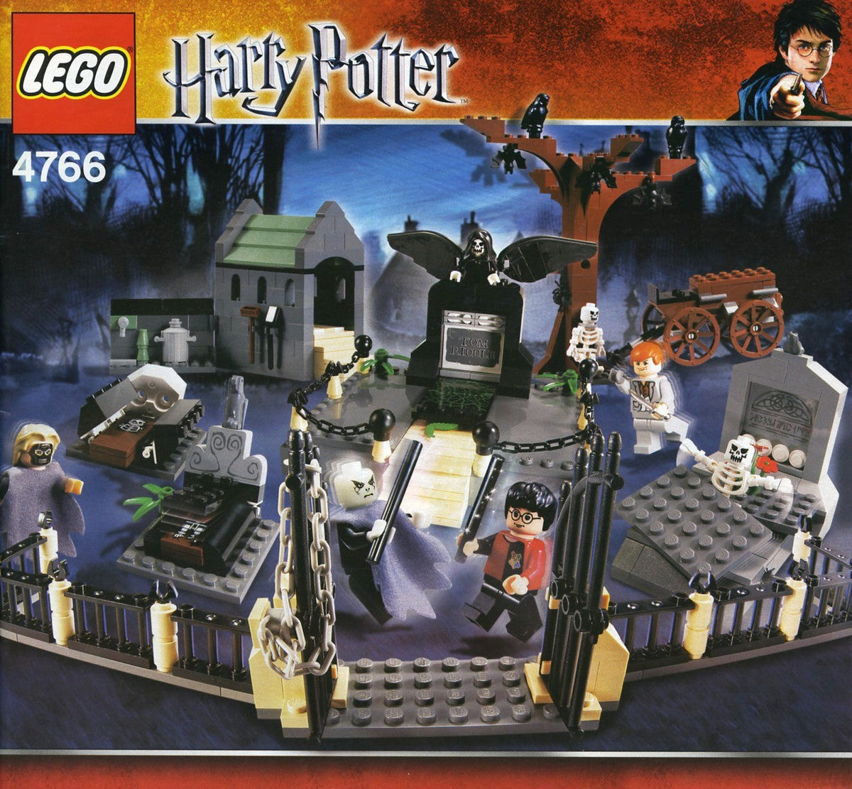 4766 LEGO Harry Potter: Graveyard Duel (Retired) (Certified Complete) product image 1, provided for visual reference and