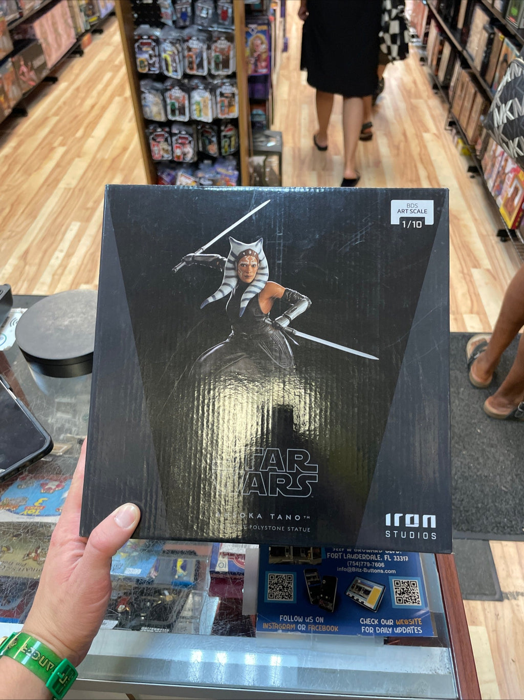 Ahsoka Tano 1/10 Polystone Statue BDS Art Scale (Star Wars, Iron Studios) COMPLETE product image 26, provided for visual