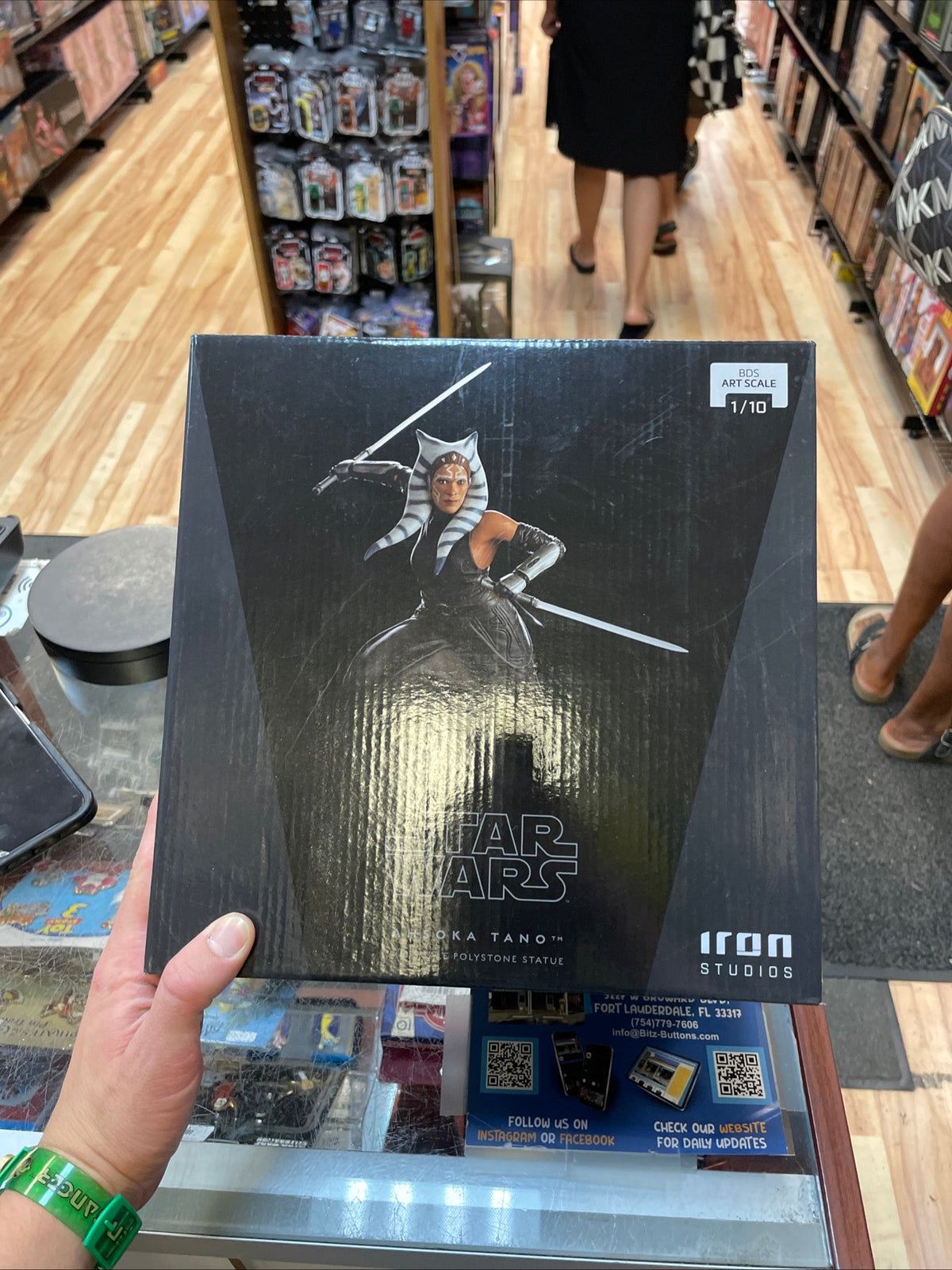 Ahsoka Tano 1/10 Polystone Statue BDS Art Scale (Star Wars, Iron Studios) COMPLETE product image 26, provided for visual