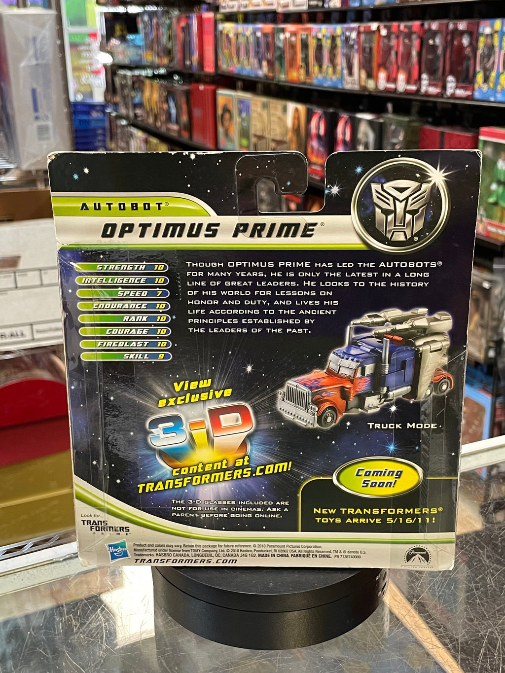 Optimus Prime -Preview Pack- (Transformers Dark of the Moon, Hasbro) **SEALED** product image 2, provided for visual