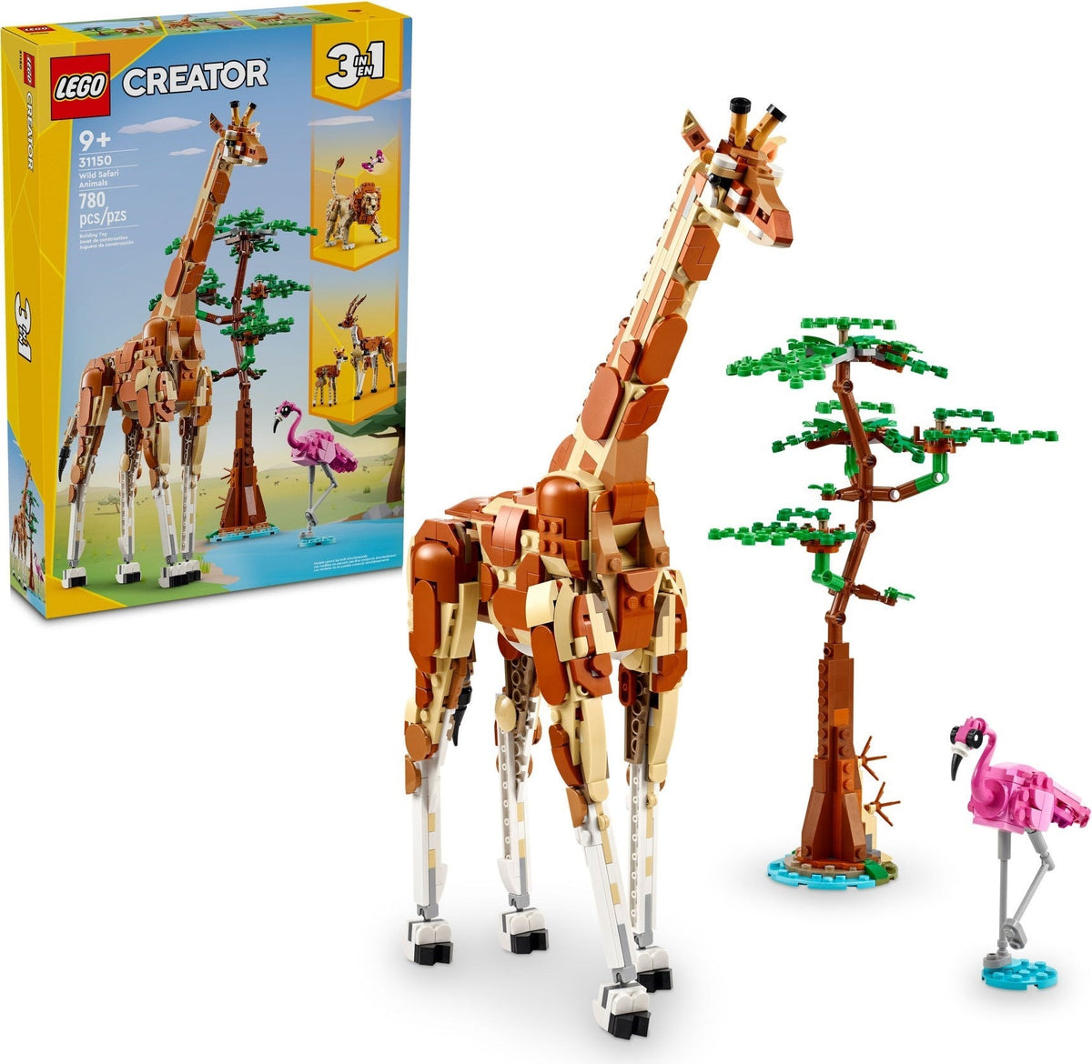 31150 Wild Safari Animals (Certified Complete) product image 1, provided for visual reference and product detail review