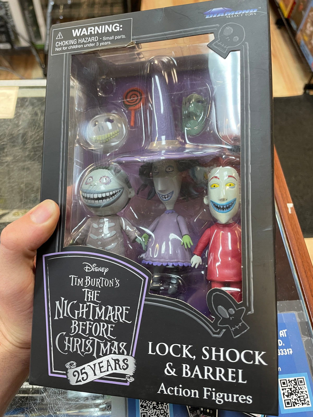 Lock Shock Barrel (Nightmare Before Christmas, DST) *SEALED* product image 4, provided for visual reference and product