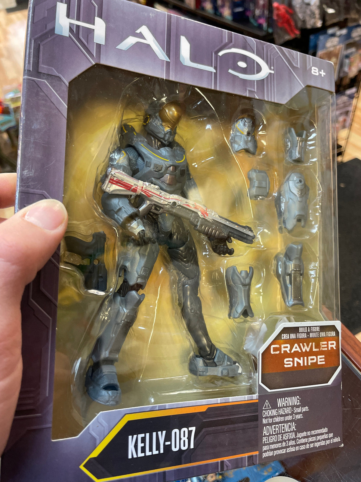 Kelly 087 -Crawker Sniper- (Halo, Mattel) **SEALED** product image 3, provided for visual reference and product detail review