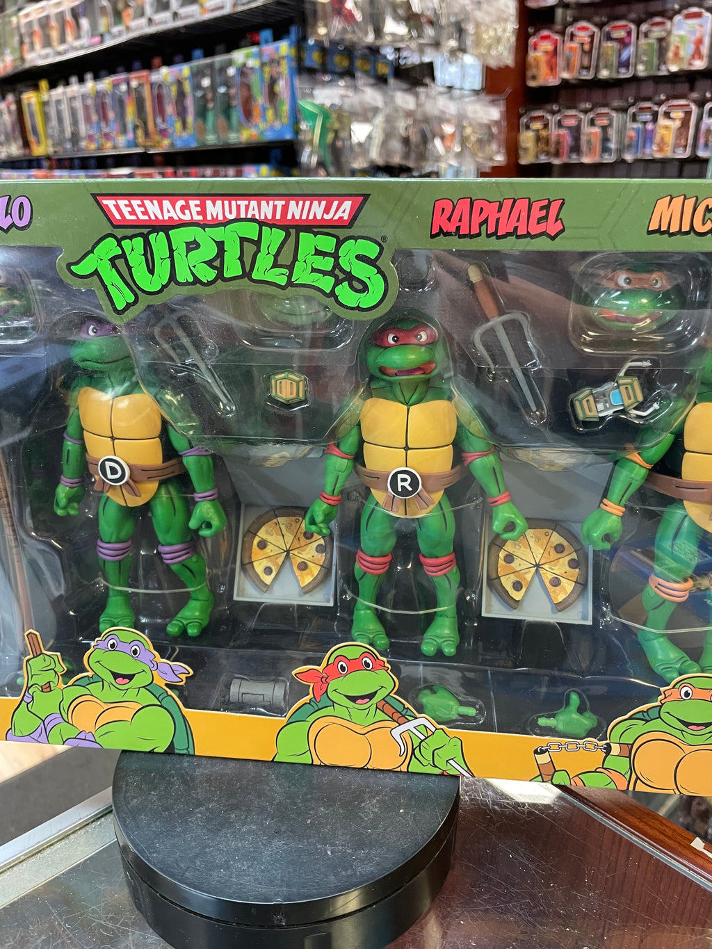 Animated Series 4 Pack (NECA, TMNT Ninja Turtles) *SEALED* product image 3, provided for visual reference and product detail