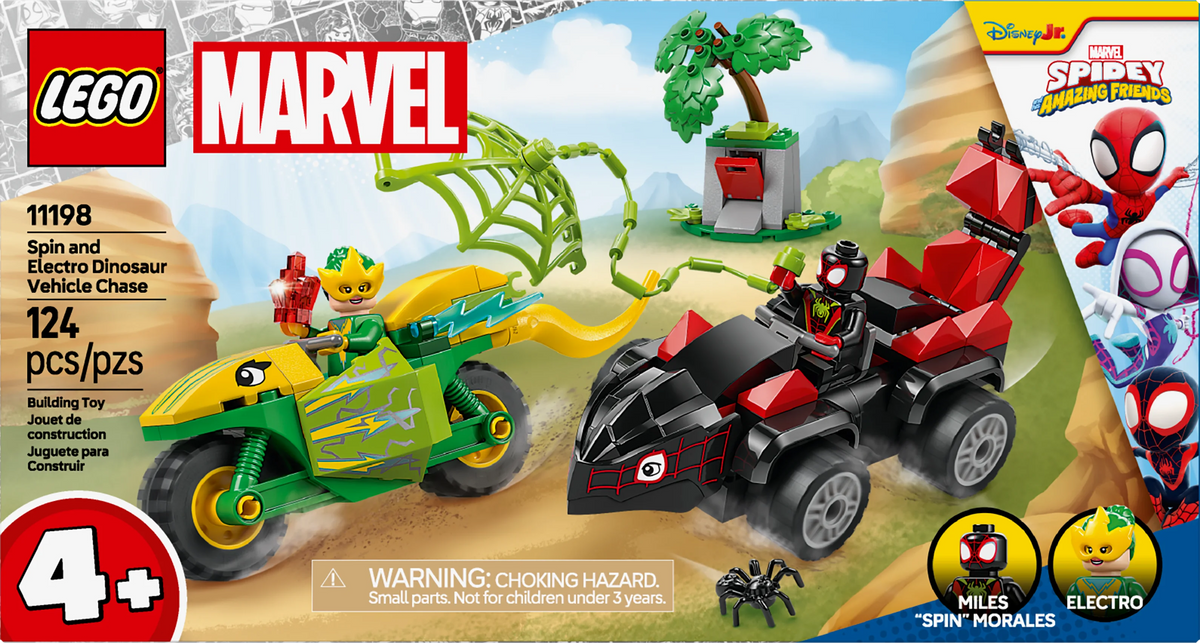 11198 Spin and Electro Dinosaur Vehicle Chase product image 2, provided for visual reference and product detail review