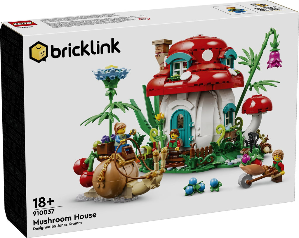 910037 Bricklink Designer Mushroom House (Retired) (New Sealed) product image 1, provided for visual reference and product