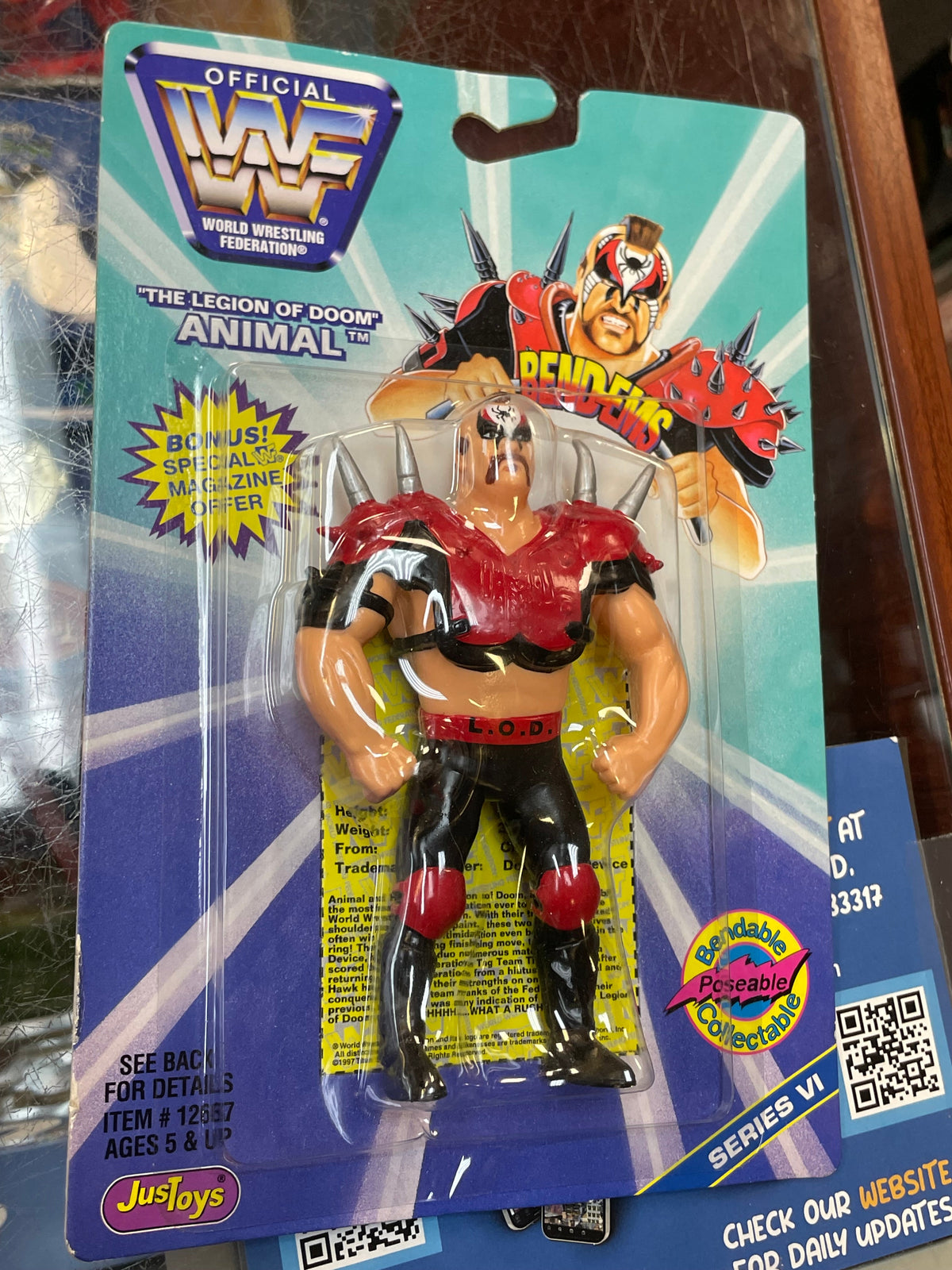 Legion Of Doom (Vintage WWF, JusToys) **SEALED** product image 5, provided for visual reference and product detail review