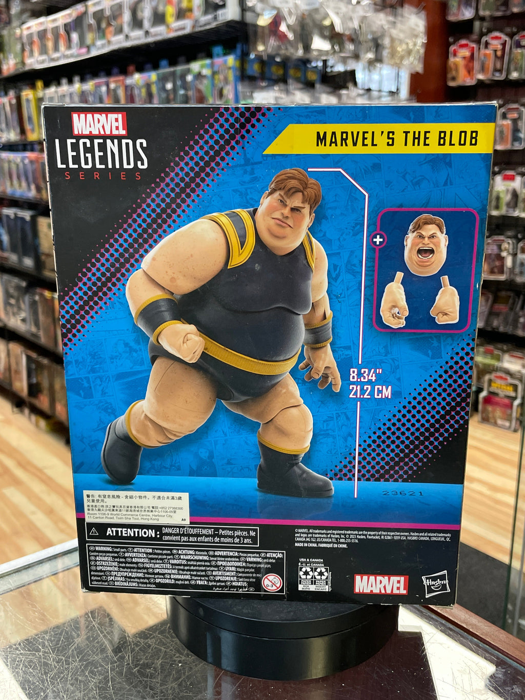 Marvel’s The Blob (X-Men, Marvel Legends, Hasbro) SEALED product image 2, provided for visual reference and product detail