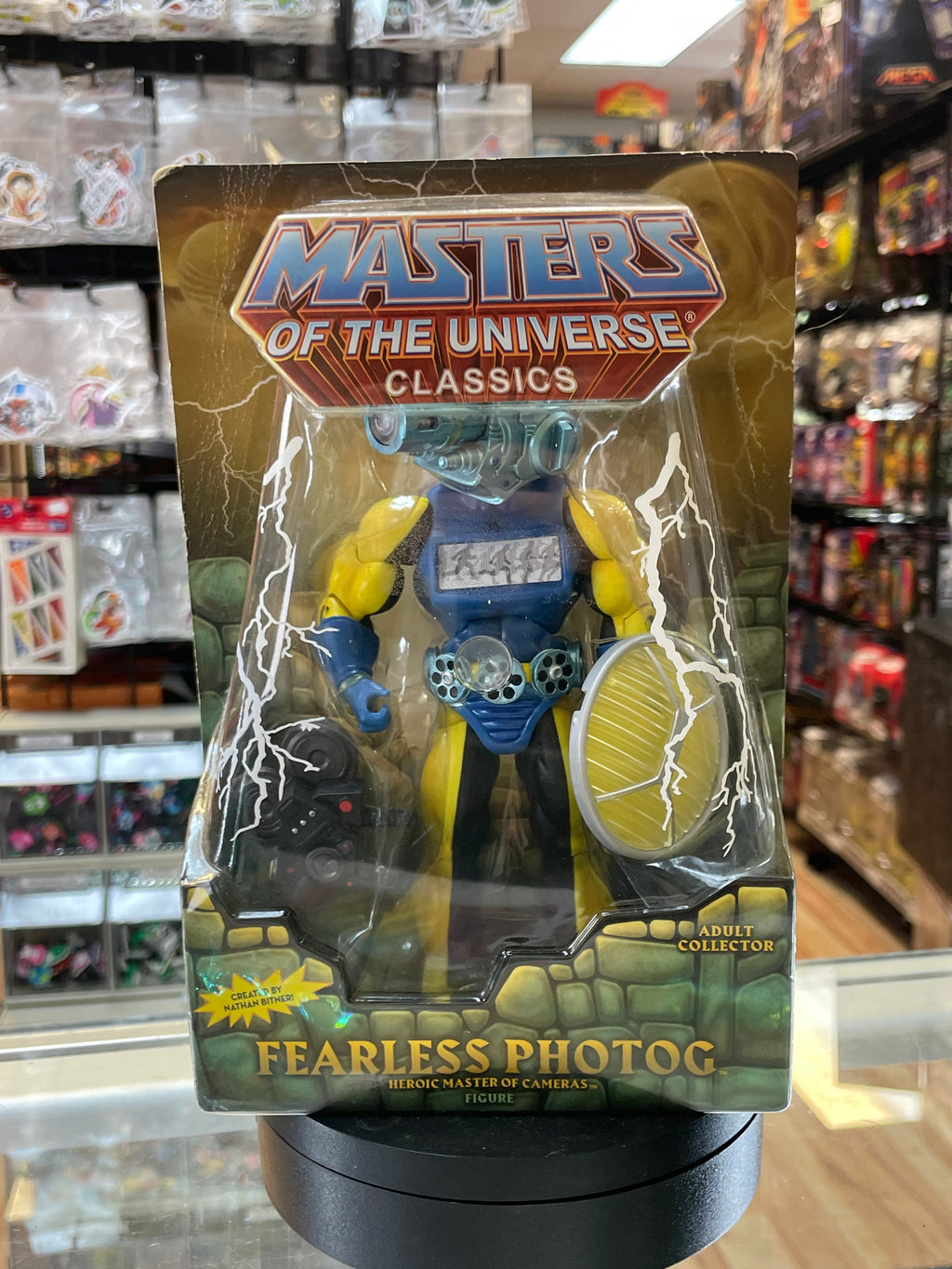 Fearless Photog (MOTU Classics, Mattel) **SEALED** product image 1, provided for visual reference and product detail review