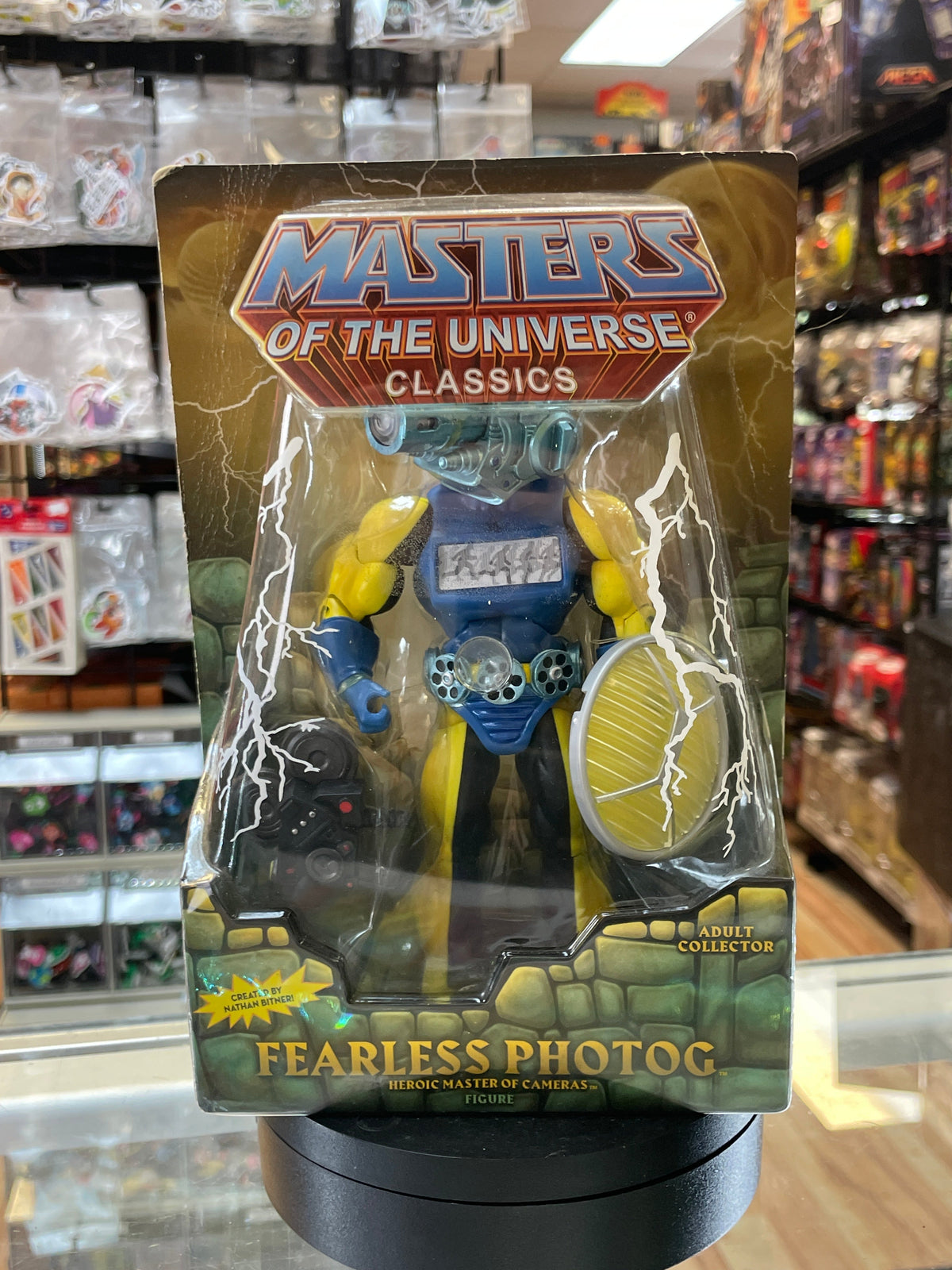 Fearless Photog (MOTU Classics, Mattel) **SEALED** product image 1, provided for visual reference and product detail review