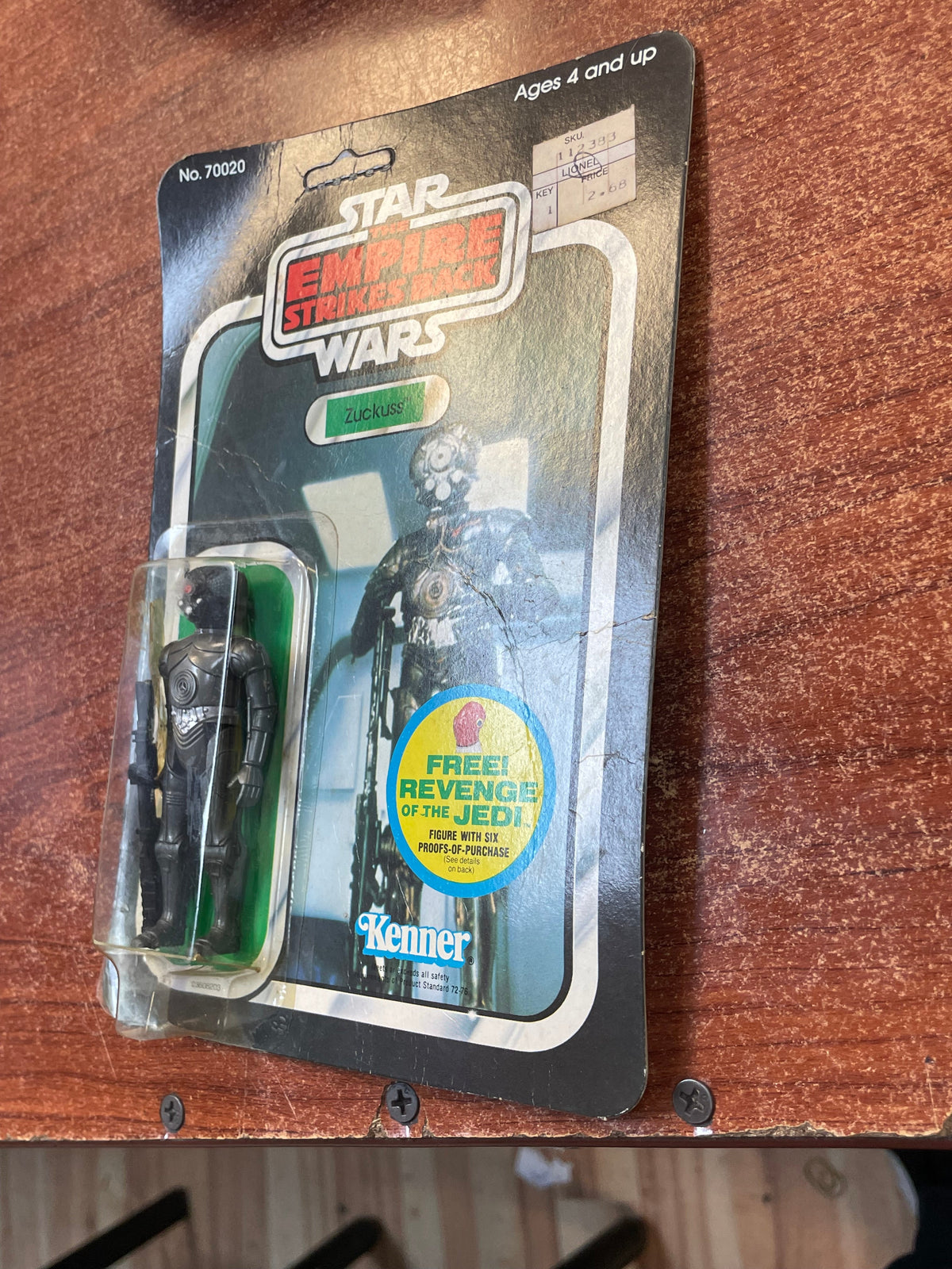 Zuckuss ESB 9507 (Vintage Star Wars, Kenner) **SEALED** product image 20, provided for visual reference and product detail