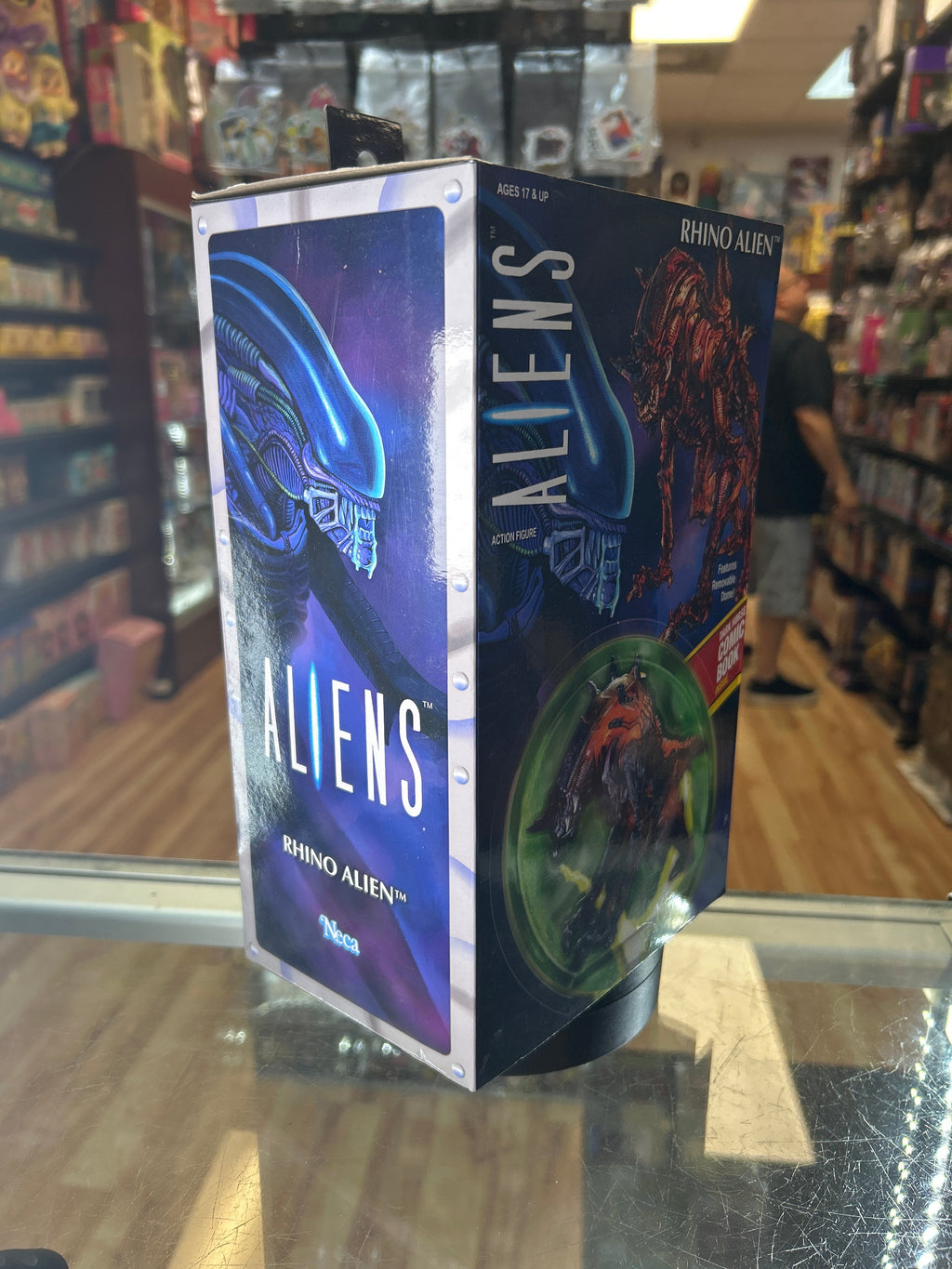 Rhino Aliens (Aliens, NECA) **SEALED** product image 3, provided for visual reference and product detail review