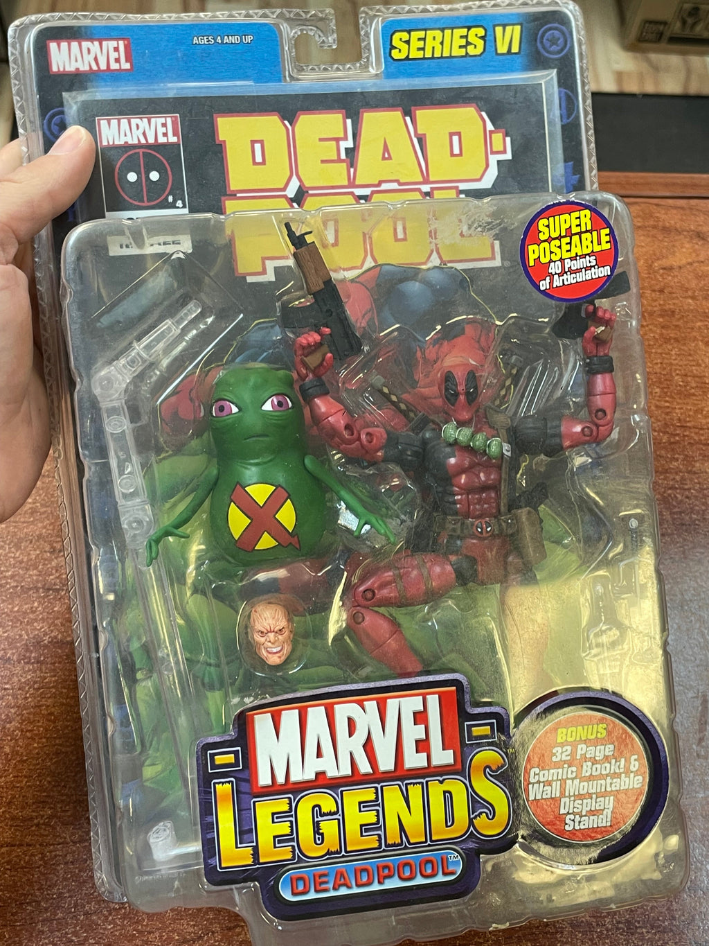 Deadpool Series VI (Marvel Legends, ToyBiz)SEALED product image 7, provided for visual reference and product detail review