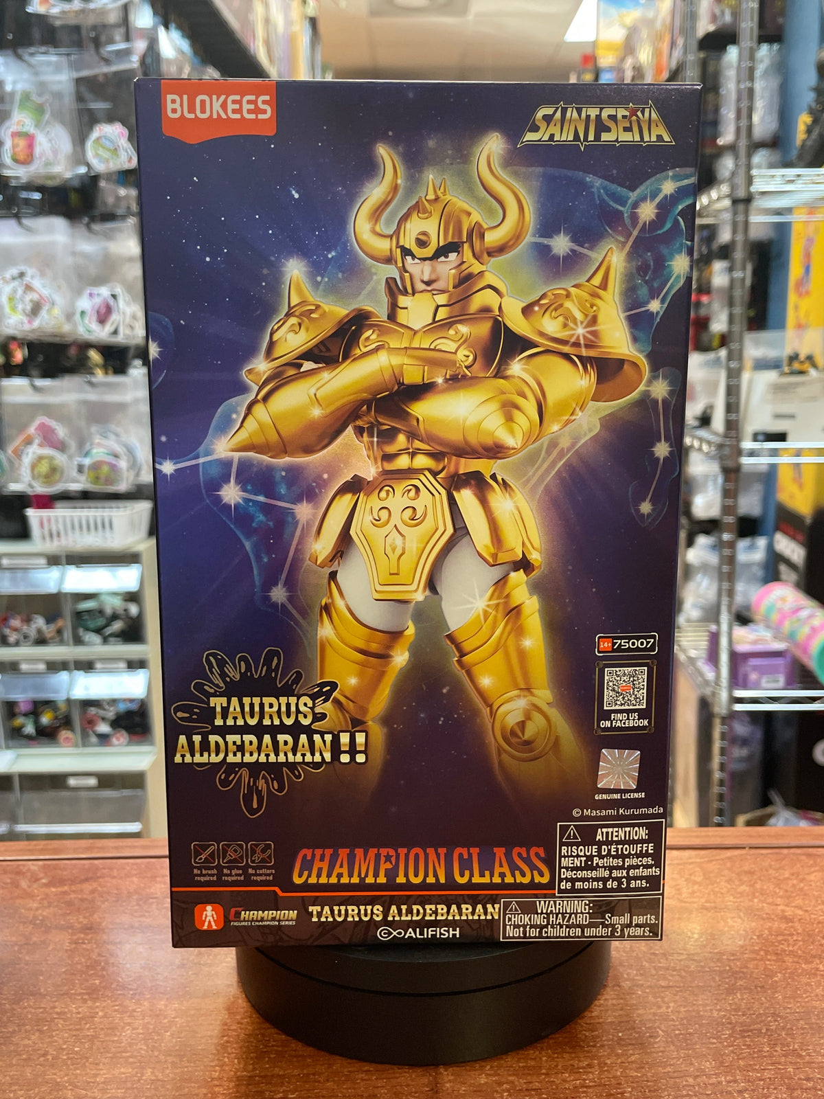 Taurus Aldebaran Champions (Saint Seiya, Blokees) SEALED product image 2, provided for visual reference and product detail