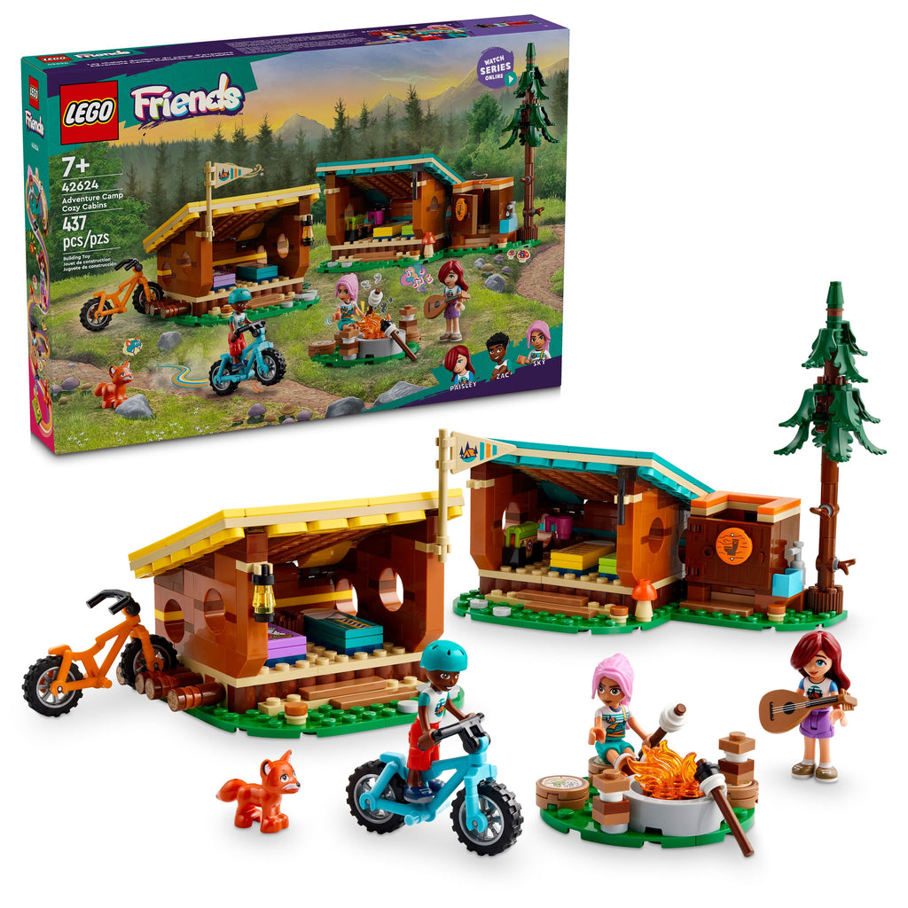 42624 LEGO Friends: Adventure Camp Cozy Cabins product image 2, provided for visual reference and product detail review