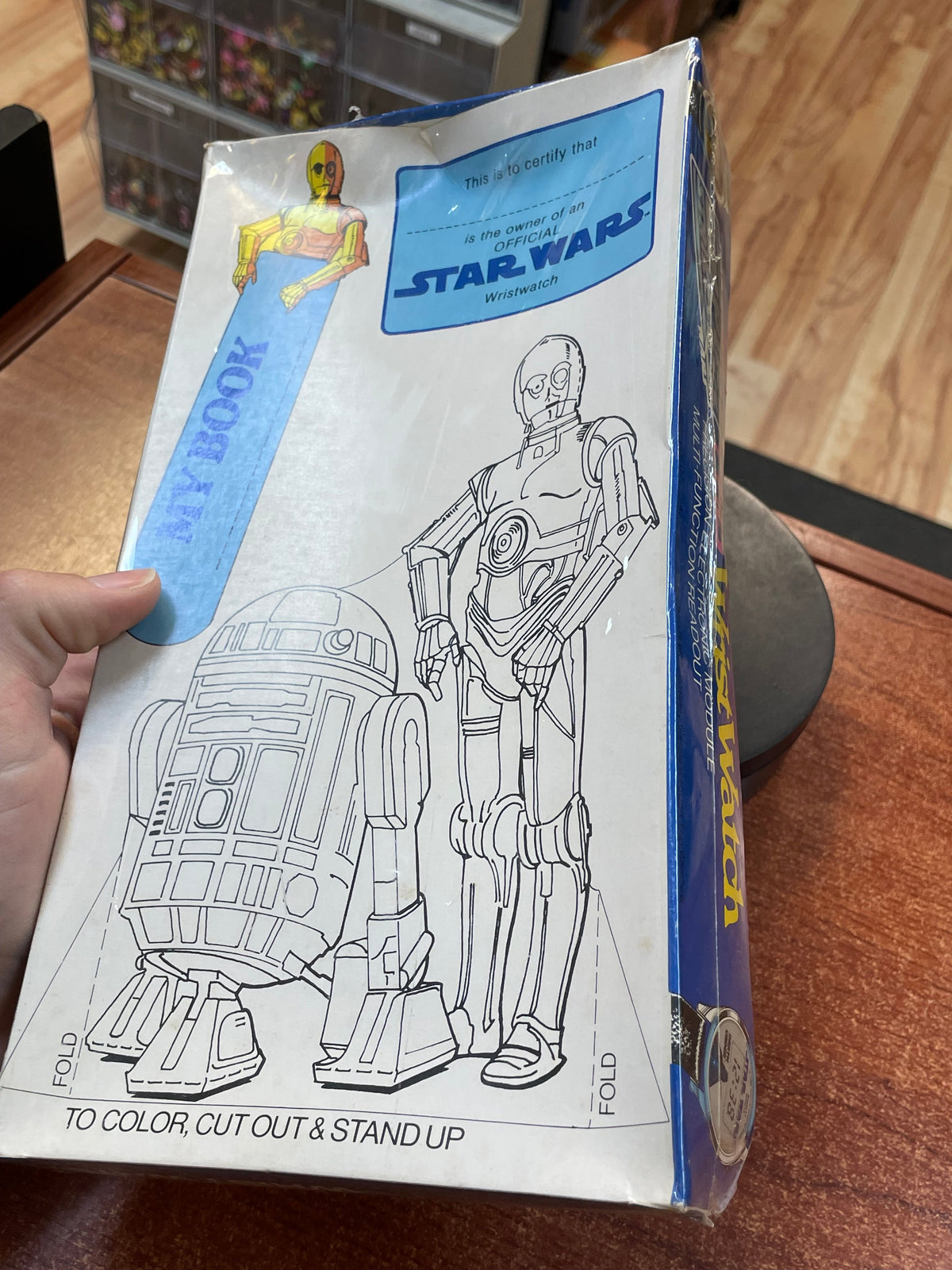 R2-D2 & C-3PO Wrist Watch 1980 (Vintage Star Wars, Bradley Time) **SEALED** product image 12, provided for visual reference