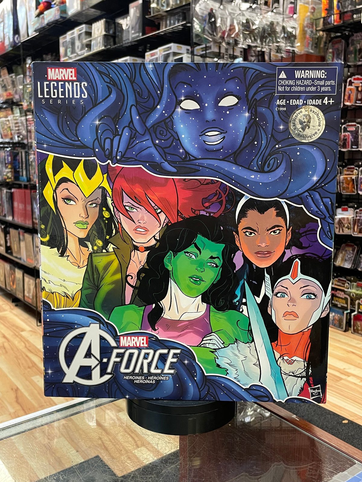 A-Force Heroines 6 Pack (Marvel Legends, Hasbro) *SEALED* product image 3, provided for visual reference and product detail