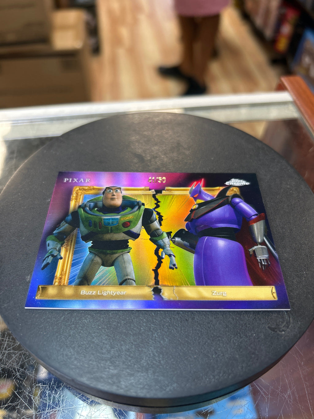 Buzz & Zurg -Family First 41/50- (Disney, Topps Chrome 2026) product image 3, provided for visual reference and product