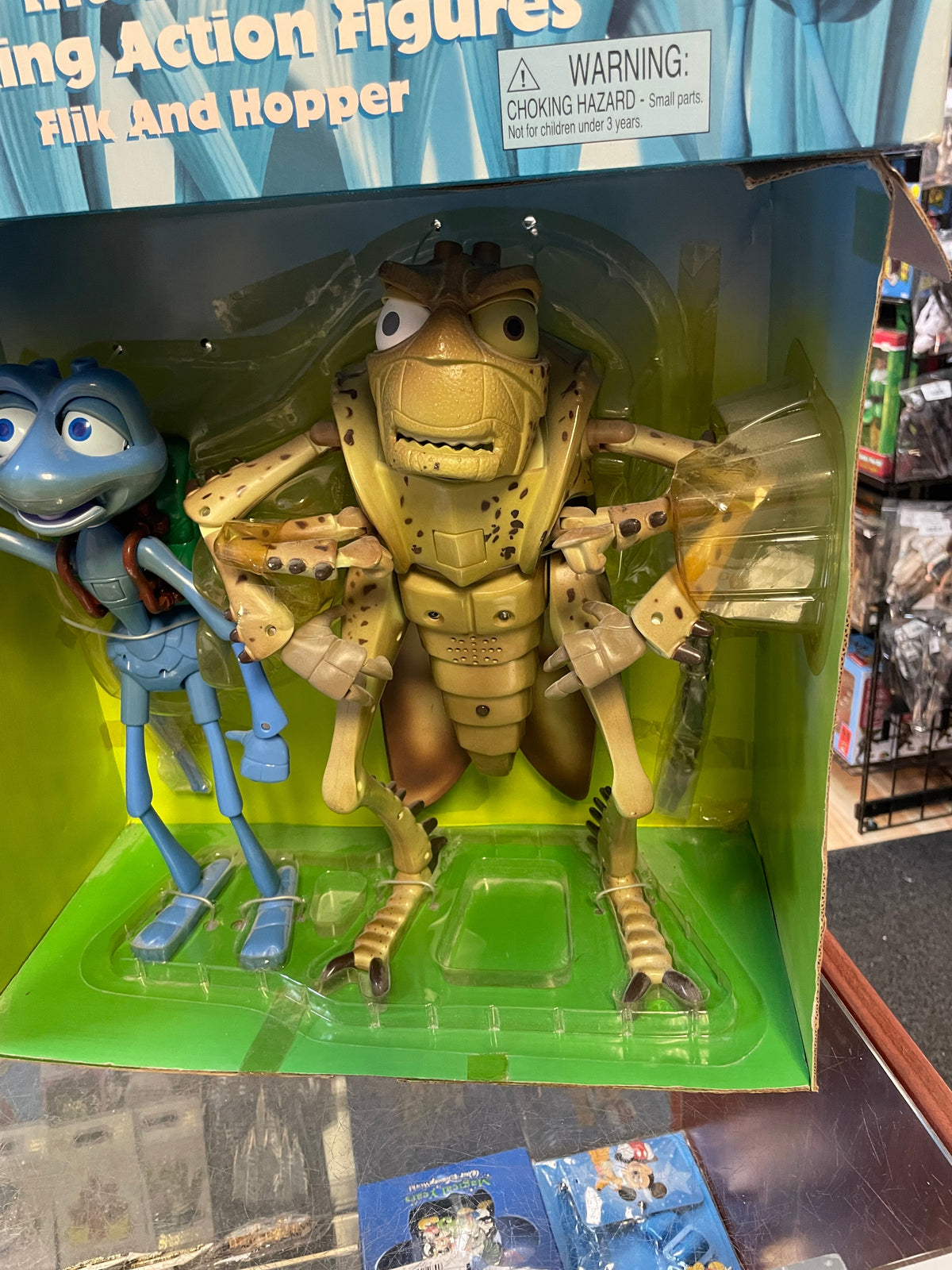 Interactive Flik & Hopper (Vintage Bugs Life, Thinking Toy) **NEW OPENNED** product image 10, provided for visual reference