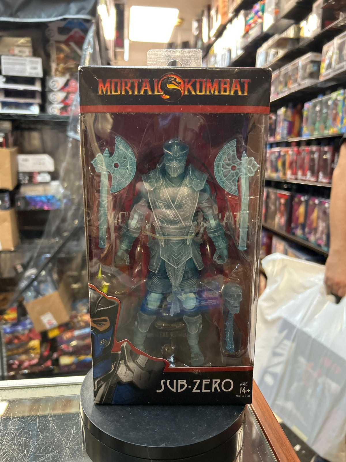 Frozen Sub-Zero (Mortal Kombat, McFarlane) *SEALED* product image 1, provided for visual reference and product detail review