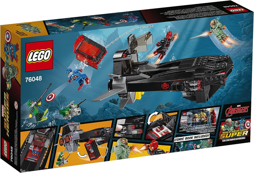 76048 LEGO Marvel: Iron Skull Sub Attack (Retired) (New Sealed) product image 3, provided for visual reference and product