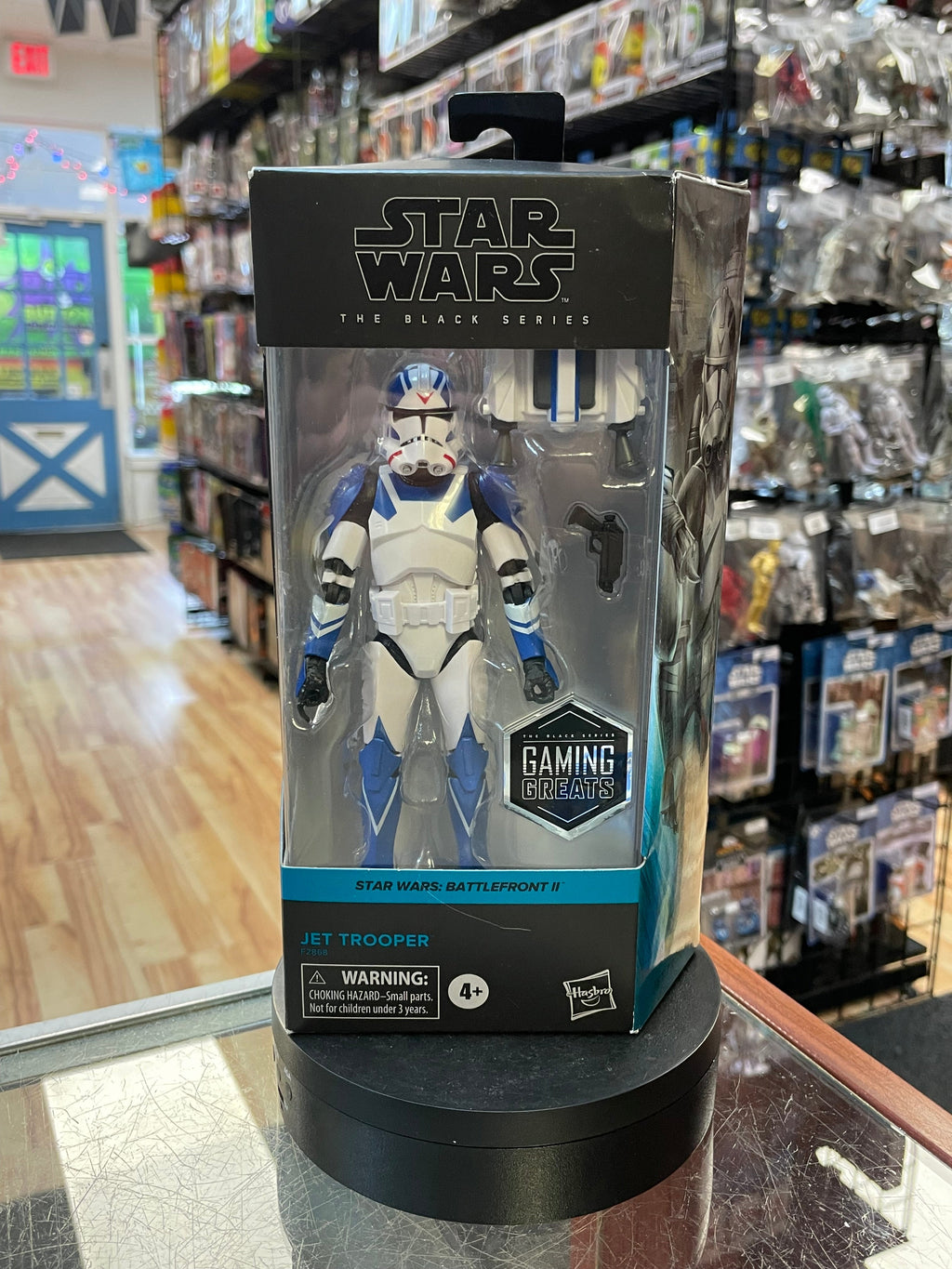 Jet Trooper Gaming Greats Battlefront 2 (Star Wars Black Series, Hasbro) SEALED product image 1, provided for visual