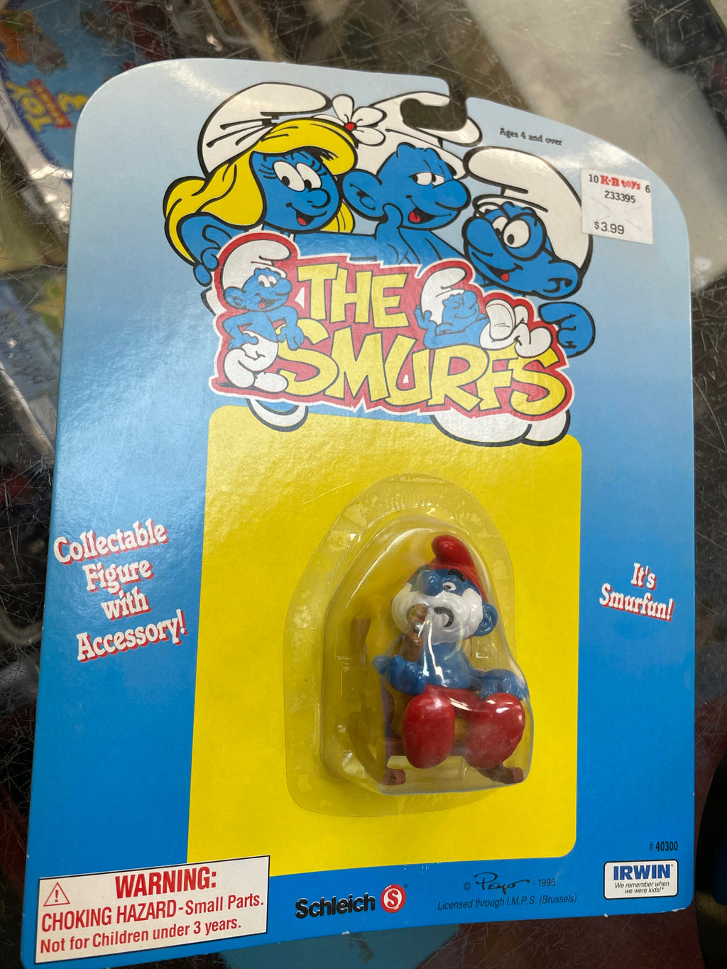 Papa Smurf (Vintage Smurfs, Schleich Peyo) **SEALED** product image 9, provided for visual reference and product detail