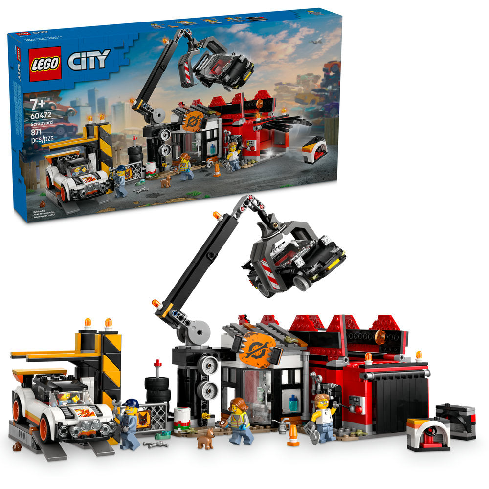 60472 Scrapyard with Cars (Retired) (Certified Complete) product image 1, provided for visual reference and product detail