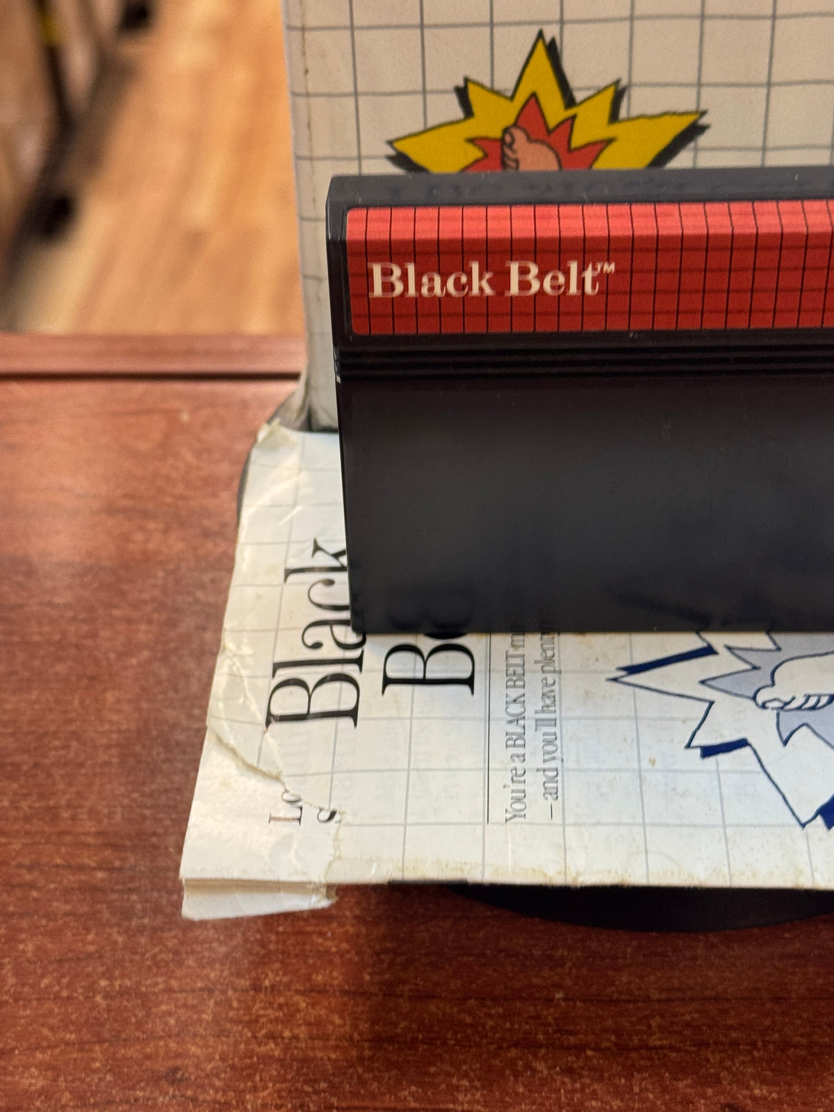 Black Belt with Box & Manual (Vintage Sega Master System, Video Game) product image 4, provided for visual reference and