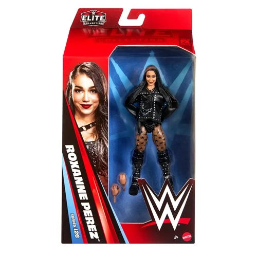 Roxanne Perez Series 126 (WWE Elites, Mattel) **SEALED** product image 1, provided for visual reference and product detail