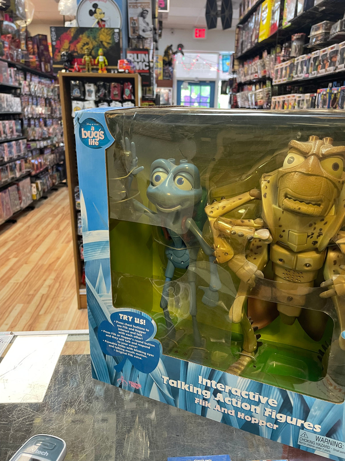 Interactive Flik & Hopper (Vintage Bugs Life, Thinking Toy) **NEW OPENNED** product image 29, provided for visual reference