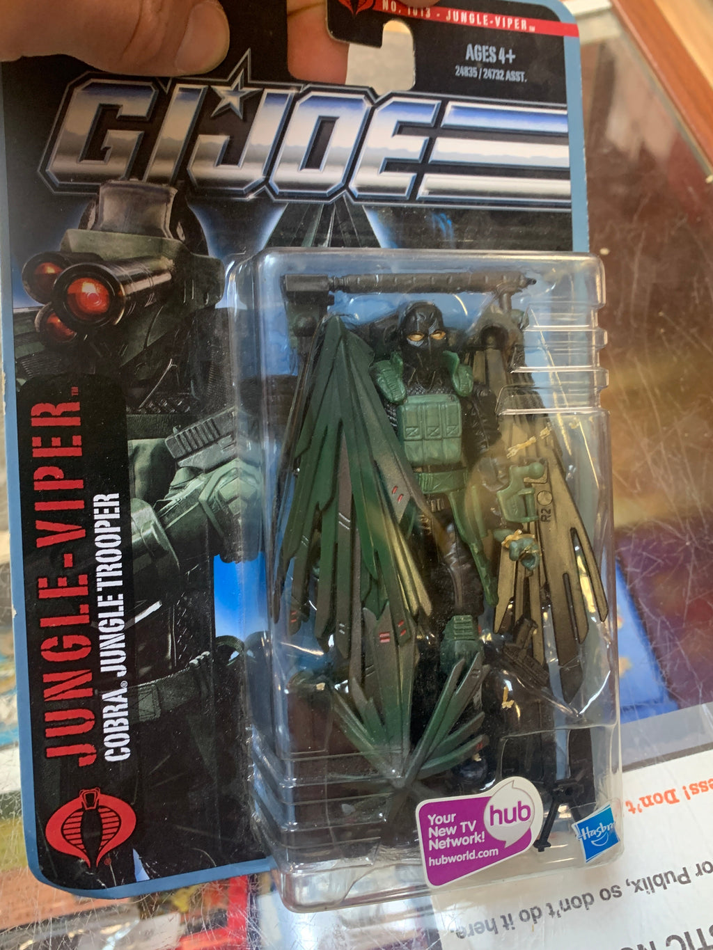 Jungle Viper Cobra Trooper (GI Joe Pursuit of Cobra, Hasbro) SEALED product image 5, provided for visual reference and