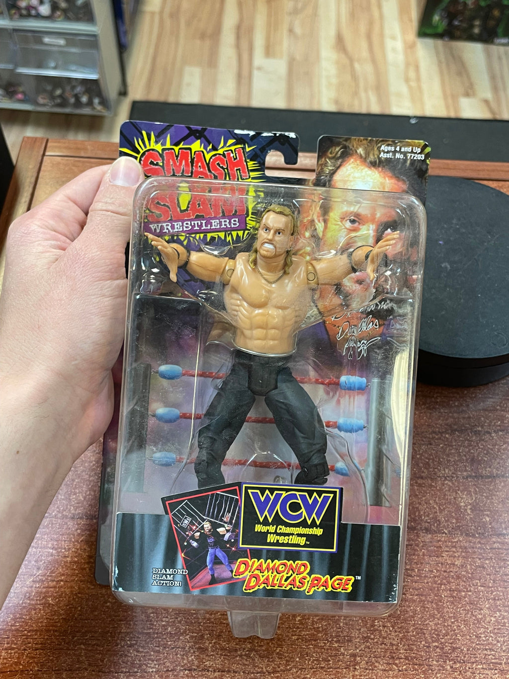DDP Diamond Dallas Page (WCW Smash N' Slam, Toybiz) **SEALED** product image 3, provided for visual reference and product