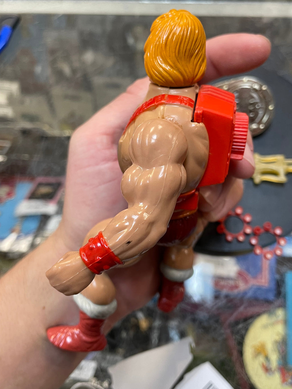 Thunder Punch He-Man 1273 (Vintage MOTU, Mattel) **COMPLETE** product image 19, provided for visual reference and product