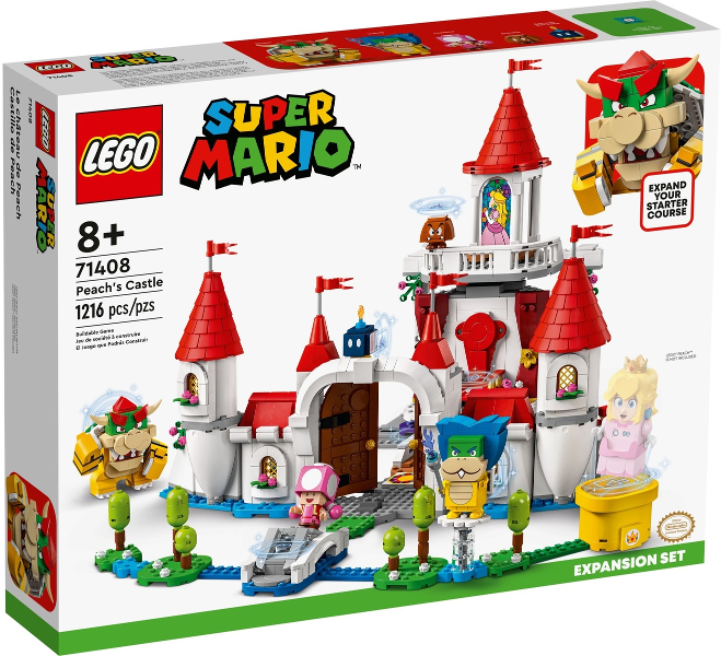 71408 Peach's Castle - Expansion Set (Retired) (Certified Complete) product image 1, provided for visual reference and