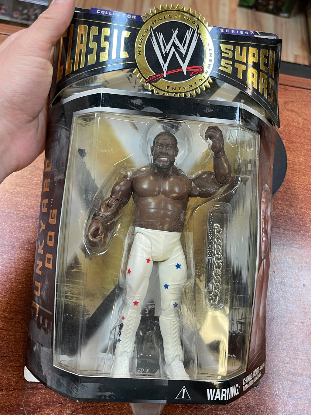 Junkyard Dog (WWF Classic Superstars, Jakks) **SEALED** product image 2, provided for visual reference and product detail
