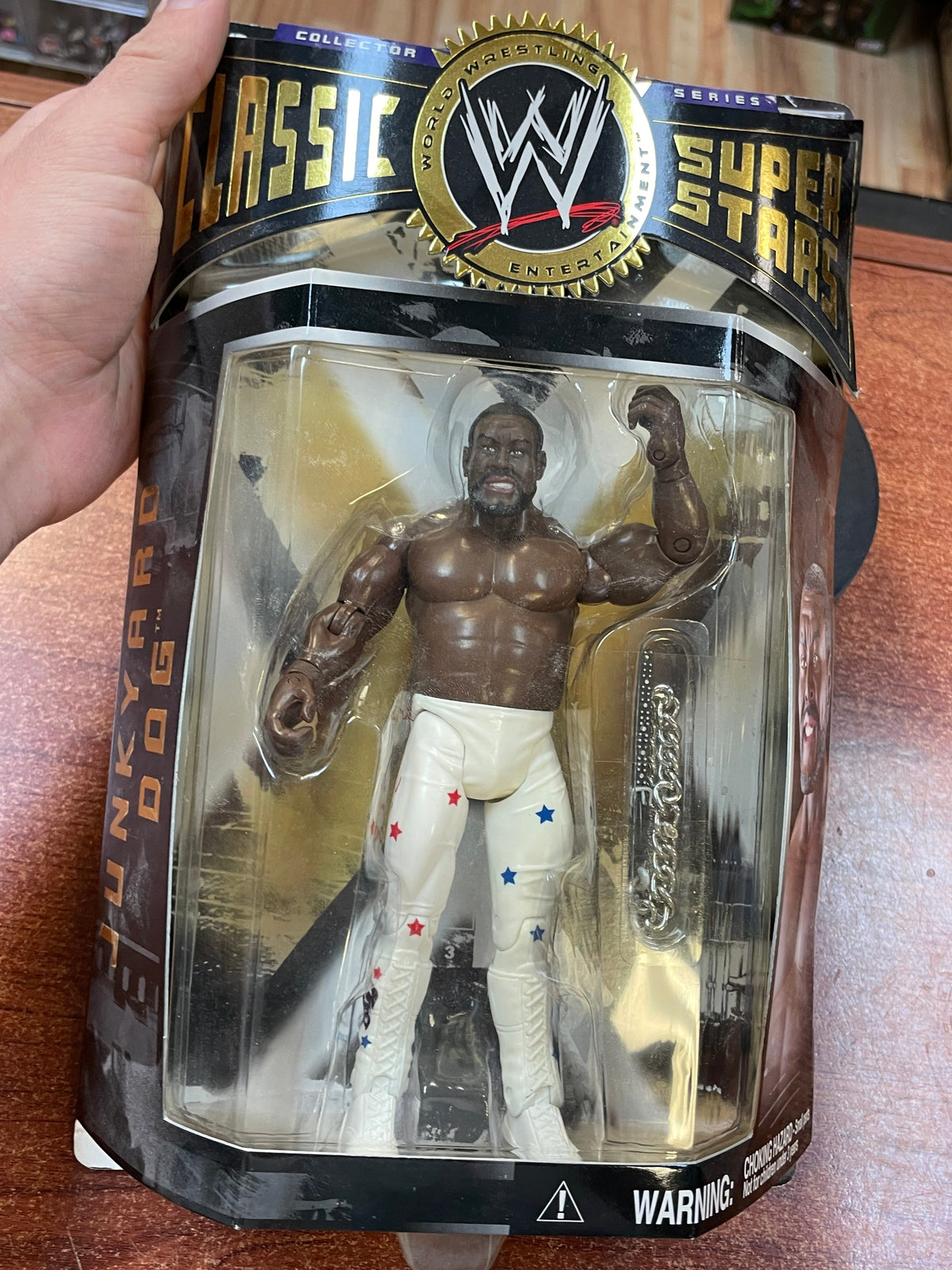 Junkyard Dog (WWF Classic Superstars, Jakks) **SEALED** product image 2, provided for visual reference and product detail