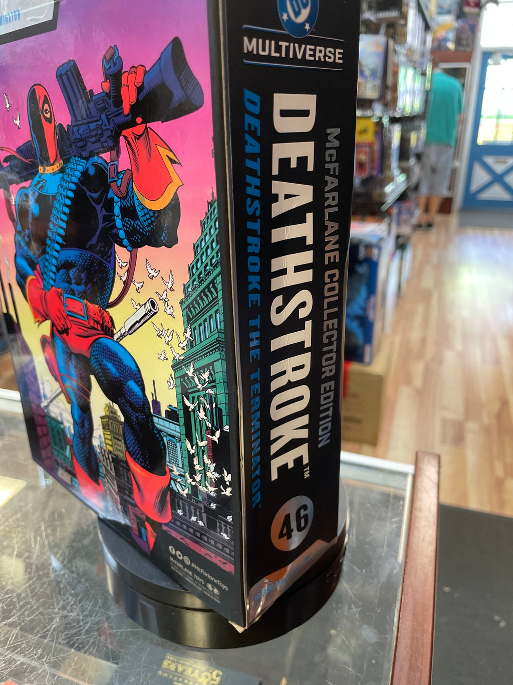 Deathstroke Collector Edition (DC Multiverse, McFarlane) SEALED product image 4, provided for visual reference and product