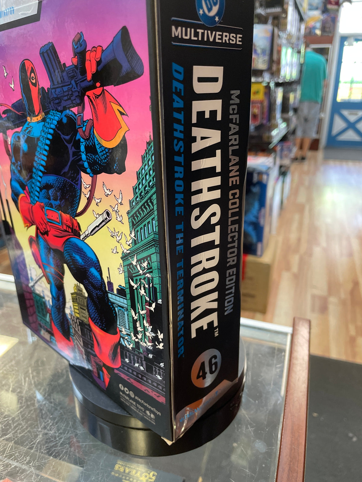 Deathstroke Collector Edition (DC Multiverse, McFarlane) SEALED product image 4, provided for visual reference and product