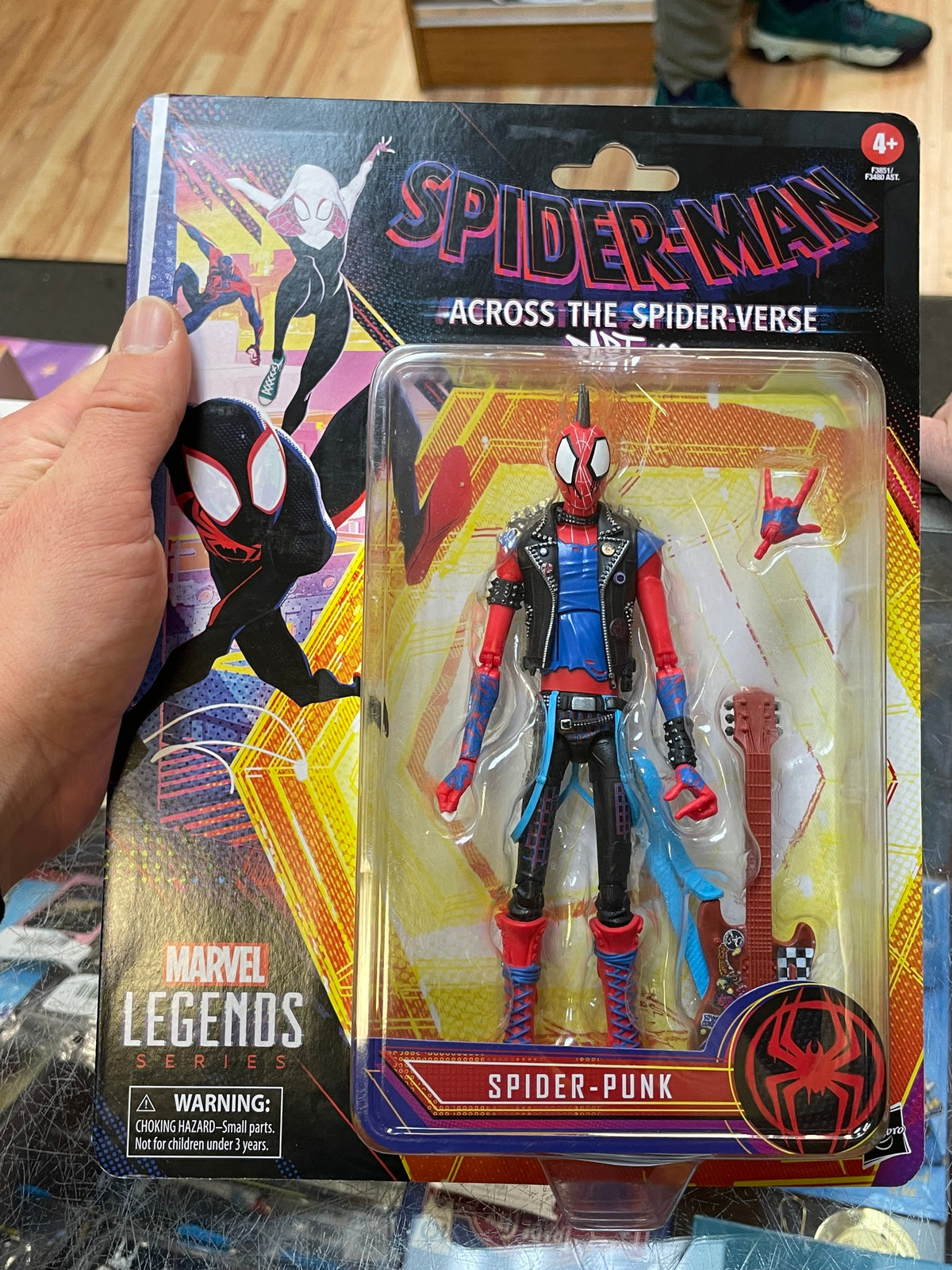 Spider-Punk -Spider Verse- (Marvel Legends, Hasbro) **SEALED** product image 6, provided for visual reference and product