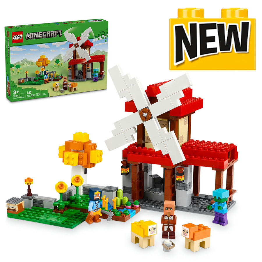 21262 LEGO Minecraft: The Windmill Farm product image 1, provided for visual reference and product detail review