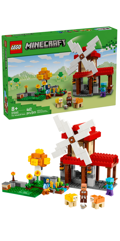 21262 LEGO Minecraft: The Windmill Farm product image 2, provided for visual reference and product detail review