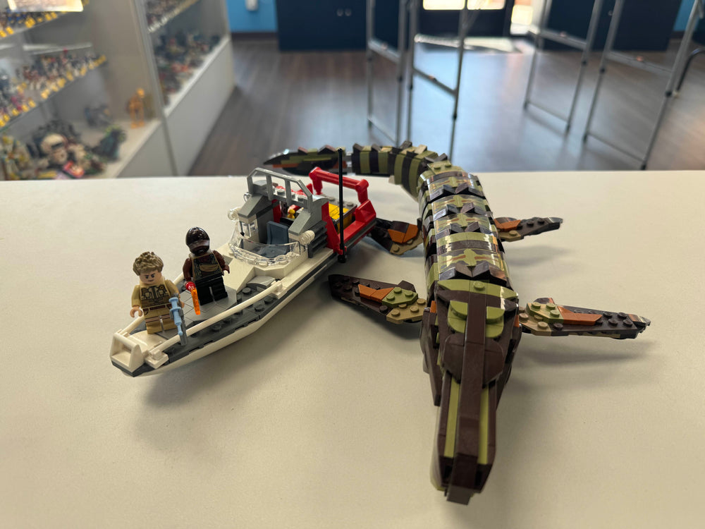 76974 Brick-Built Mosasaurus Boat Mission (Previously Owned)
