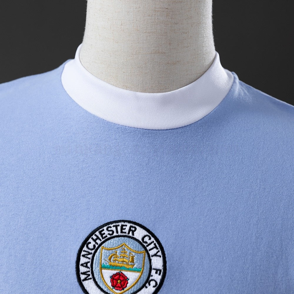 Manchester City Jersey 1971-72 Home Retro Football Kit product image 5