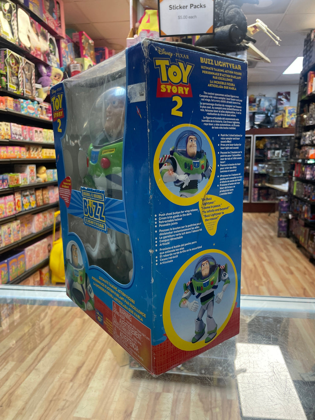 Buzz lightyear (Thinking Toy, Vintage Toy Story) **NEW** product image 6, provided for visual reference and product detail