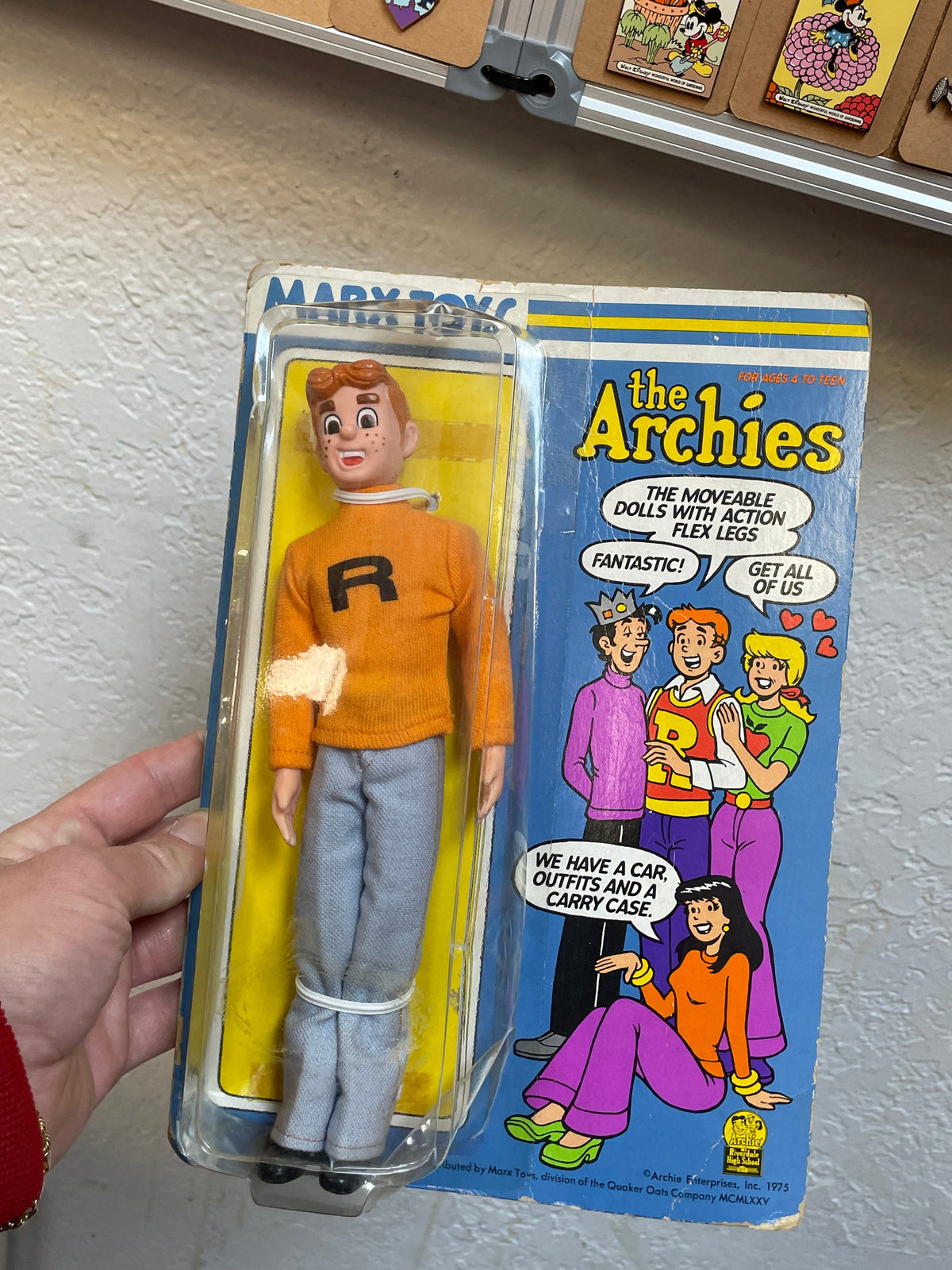 Archie 1975 (Vintage Archie Comic, Marx Toys) SEALED product image 4, provided for visual reference and product detail review