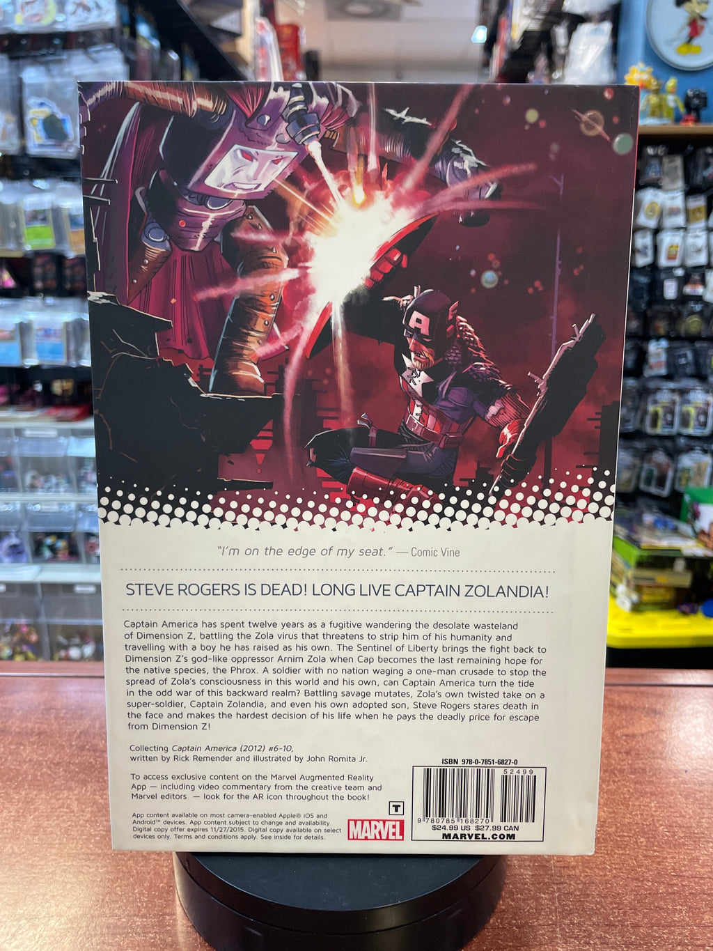 Captain America -Remender- HardCover Volume 1-5 (Marvel, Comics) product image 5, provided for visual reference and product
