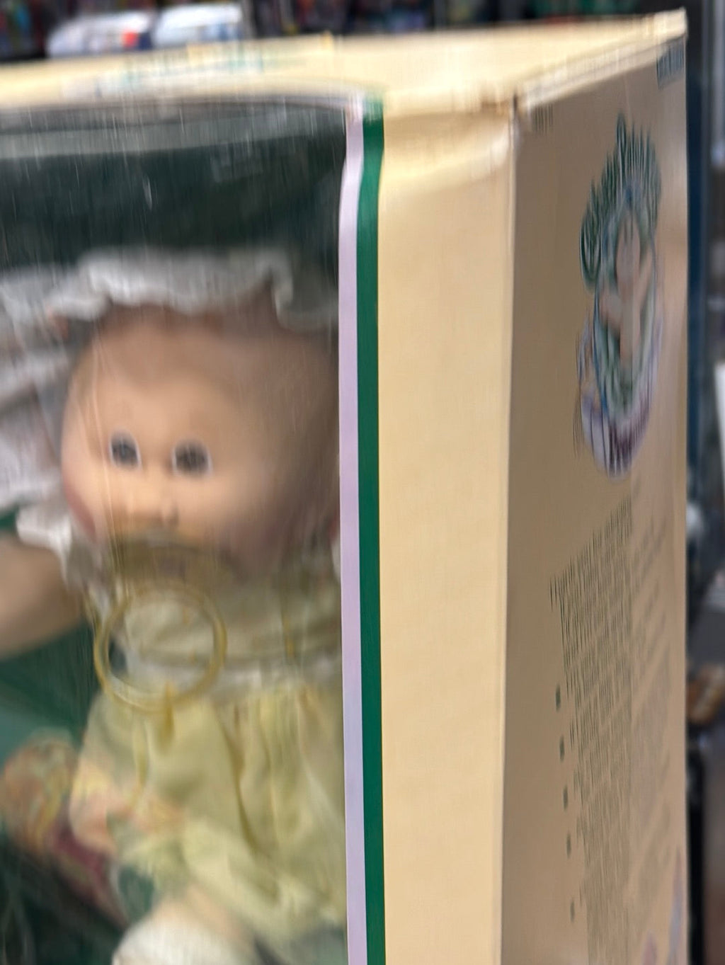 Clea Joette Preemie with Papers Box (Vintage CPK Cabbage Patch Kid, Coleco) product image 10, provided for visual reference